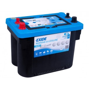 Exide dobbelt AGM 12V 50Ah batteri for start og service EP450