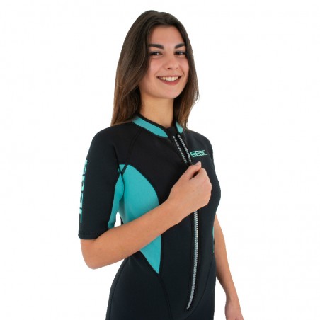 Women's Look short wetsuit made of 2.5 mm neoprene. - Seac