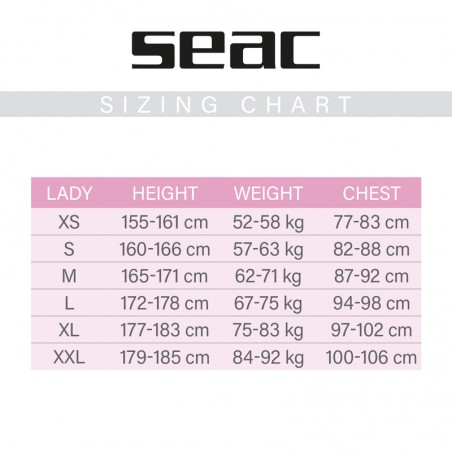 Seac Look 2,5 mm neopreen dames shorty wetsuit