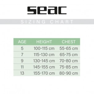 Look neoprene 2.5 mm short wetsuit for children. - Seac 2