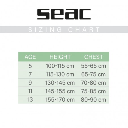 Look neoprene 2.5 mm short wetsuit for children. - Seac
