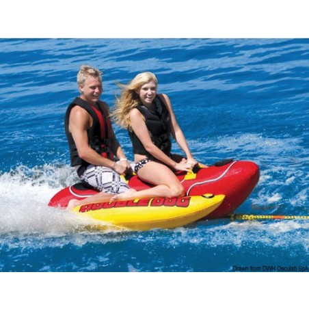 Double Dog HD 2P Opblaasbare Sleepboot - Airhead