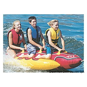 Uppblåsbar Hot Dog 3P dragbar - Airhead 2