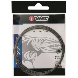 VMC Cavetto in acciaio 90 LBs Seafighter C709 bobina da 10 mt. per terminali da pesca