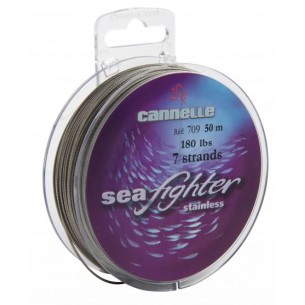 VMC Cavetto in acciaio 90 LBs Seafighter C709 bobina da 50 mt. per terminali da pesca