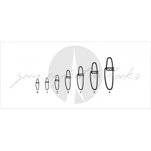 VMC 3253SPO Agrafe Moschettone da pesca N.4 115 LBs 2