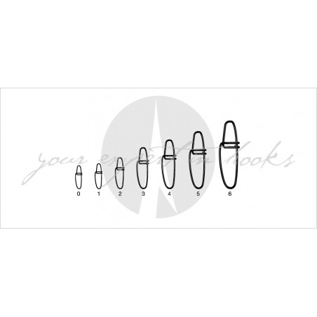 VMC 3253SPO Agrafe Moschettone da pesca N.5 138 LBs