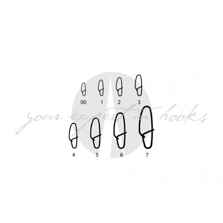 VMC 3256BN Rapid Fishing Snap hook No.6 95 LBs