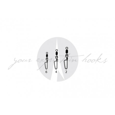 VMC 3523BN Coast Moschettone da pesca N.4 85 LBs