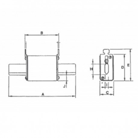 Steatite fuse with high thermal and mechanical resistance