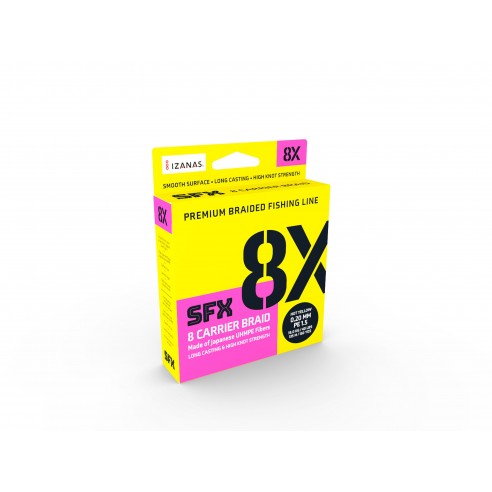 Sufix SFX 8X 0.235 MM. trecciato da 275M hot yellow