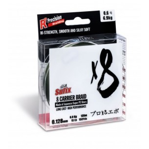 Sufix X8 0.33 MM. trecciato da 300M multicolore