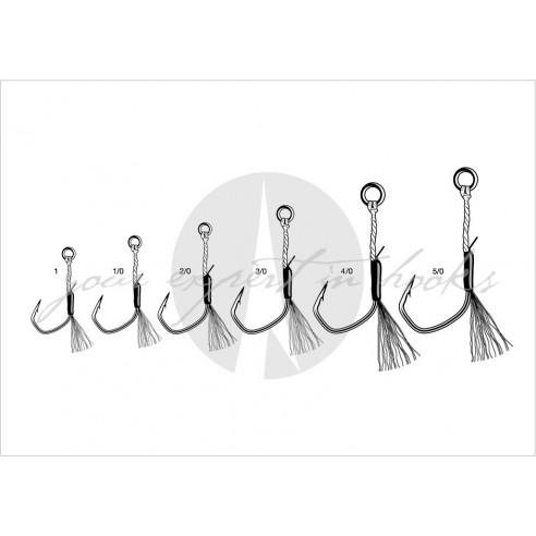 VMC Assist 7117SA singolo assist hook N.2/0