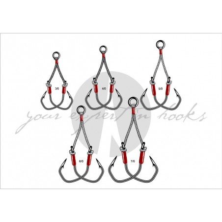 VMC Assist 7269 AH doppio assist hook N.4/0