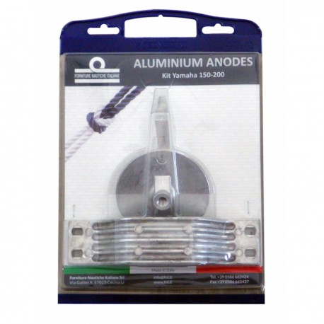 Kit of aluminium anodes for Yamaha outboard engines 150-200 HP