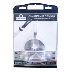 Motroterende anodesett for Yamaha påhengsmotorer 150–200 hk