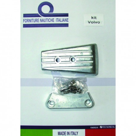 Kit of aluminium anodes for Volvo Penta DPH engines