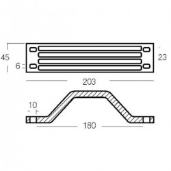 Motroterende anodesett for Yamaha påhengsmotorer 150–200 hk 2