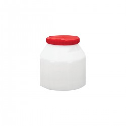 Hermetisk cylindrisk behållare 6 liter.