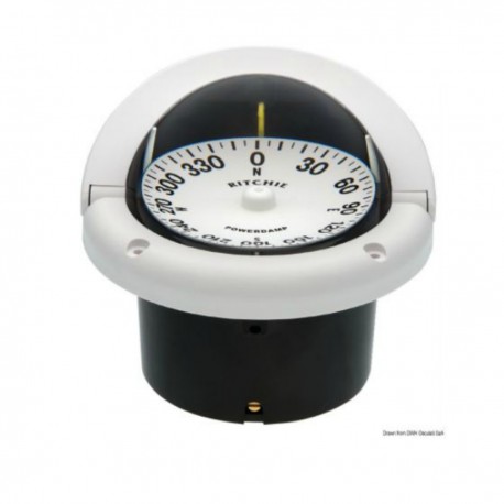 Compass with compensators and light - Helmsman 3'' 3/4