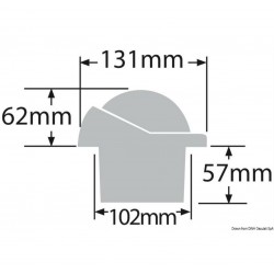 Kompas met compensatoren en licht - Stuurman 3'' 3/4 2