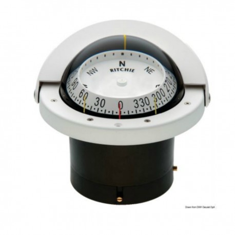 Compass with front and top reading - Navigator 4'' 1/2