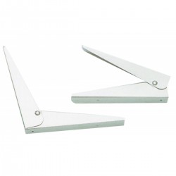 Pair of stainless steel seat hinges