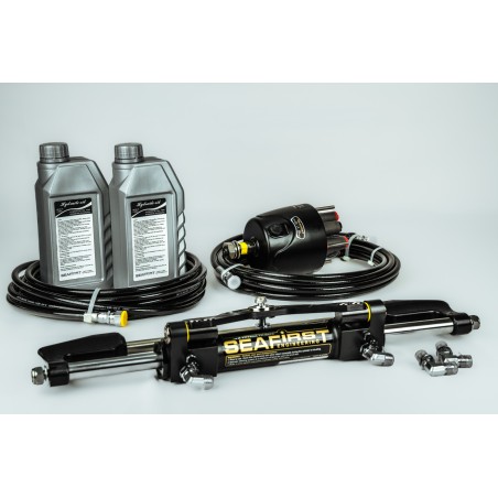 Seafirst hydrauliskt styrkit för utombordsmotorer upp till 150 hk