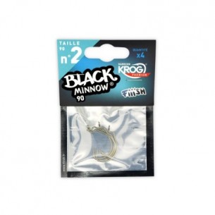 Fiiish Black Minnow No.2 Krog 4 hooks Premium by VMC