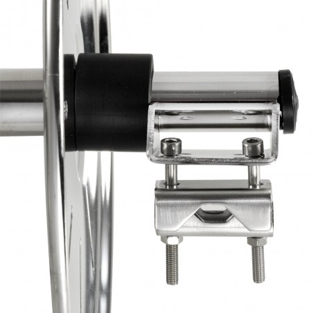 Rustfritt ståltrådrulle - med justerbar clutch