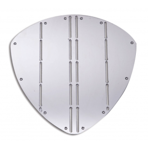 Manuelt formbar baugbeskyttelse i rustfritt stål, 350x345 mm. - Trem