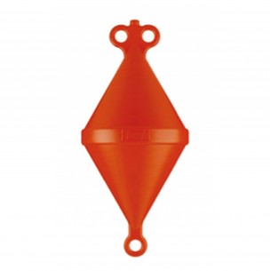 Orange 15-liter bicone buoy...