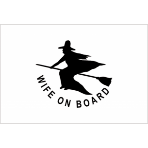 Tygflagga med hustru ombord - Adria Bandiere