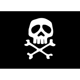 Tyg piratflagga - Adria Bandiere