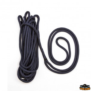 Polyester blue leaded rope Ø 18 mm. 12 mt.