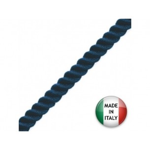 Navy blue HT polyester mooring rope Ø 22 mm. 100 mt.