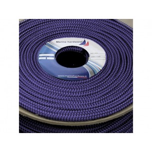 Superdock navy blue polyester mooring rope Ø 12 mm.