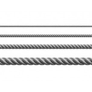 Zilveren polyester meerlijn, Ø 10 mm, 200 m.