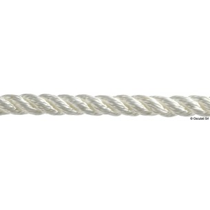 3-wood white polyester mooring rope Ø 8 mm. 200 mt. - Osculati
