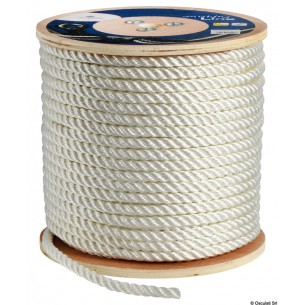 3-wood white polyester mooring rope Ø 8 mm. 200 mt. - Osculati 2