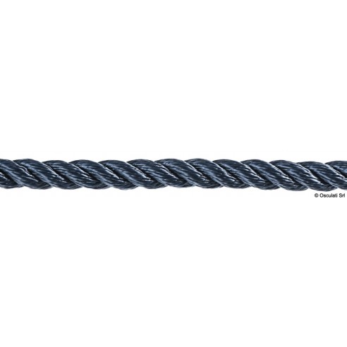 Cima ormeggio blu in poliestere Ø 16 mm. 100 mt. - Osculati
