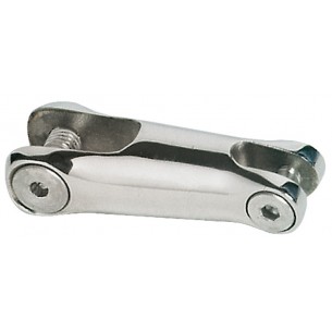 Stainless steel fixed anchor joint for Ø 9/10 mm chains. - Osculati