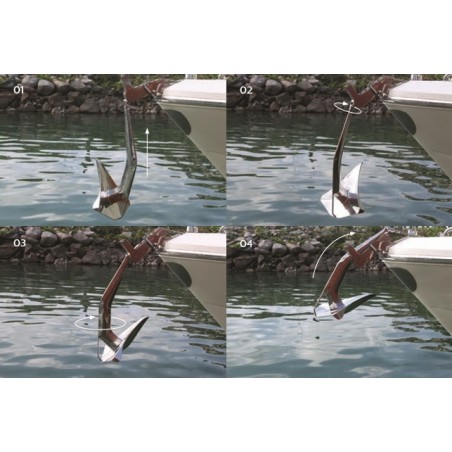 Ultra Flip Swivel stainless steel swivel anchor joint for Ø 10/13 mm chains. - Ultra Marine Europe