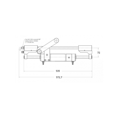 GF300BHD hydraulinen ohjaussarja - Mavi Mare