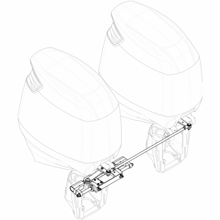 Kit timoneria idraulica GF350HD2 - Mavi Mare