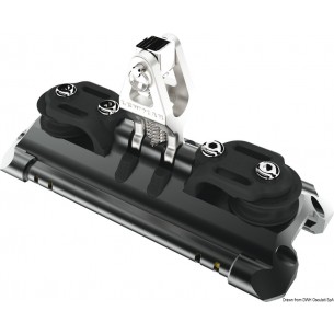 NTR-pääpurjeen matkustaja pystysuoralla tuella ja väkipyörillä - Lewmar