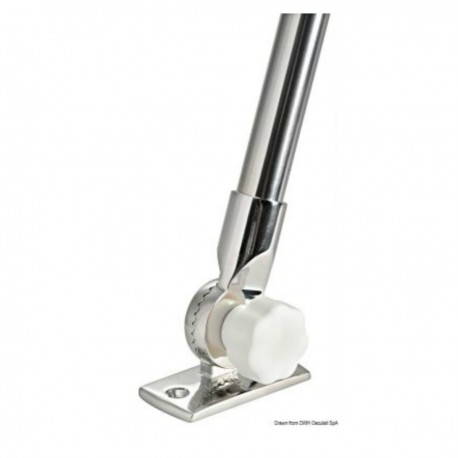 Folding pole with double light - Compact