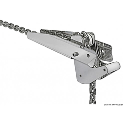 Compact stainless steel flap nose for 10 kg anchors. - Osculati