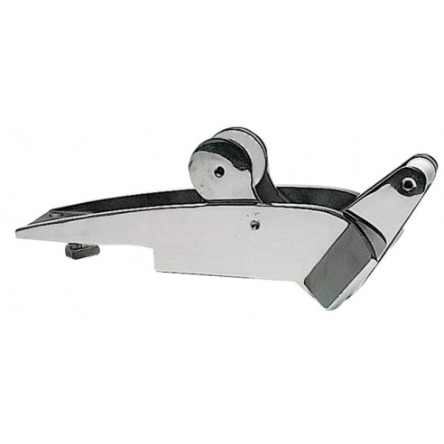 Stainless steel tilting bowsprit for 12 kg anchors. - Osculati