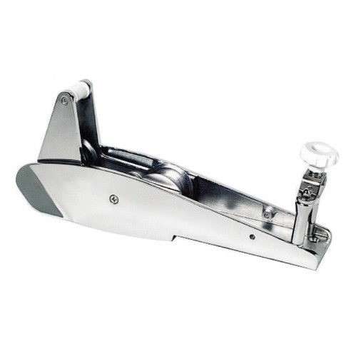 Stainless steel tilting bowsprit for 20 kg anchors. - Osculati